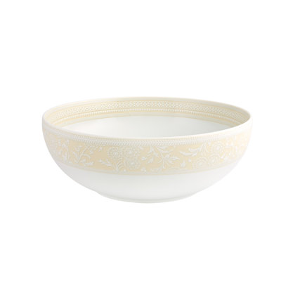 Ivory Porcelain Salad Bowl