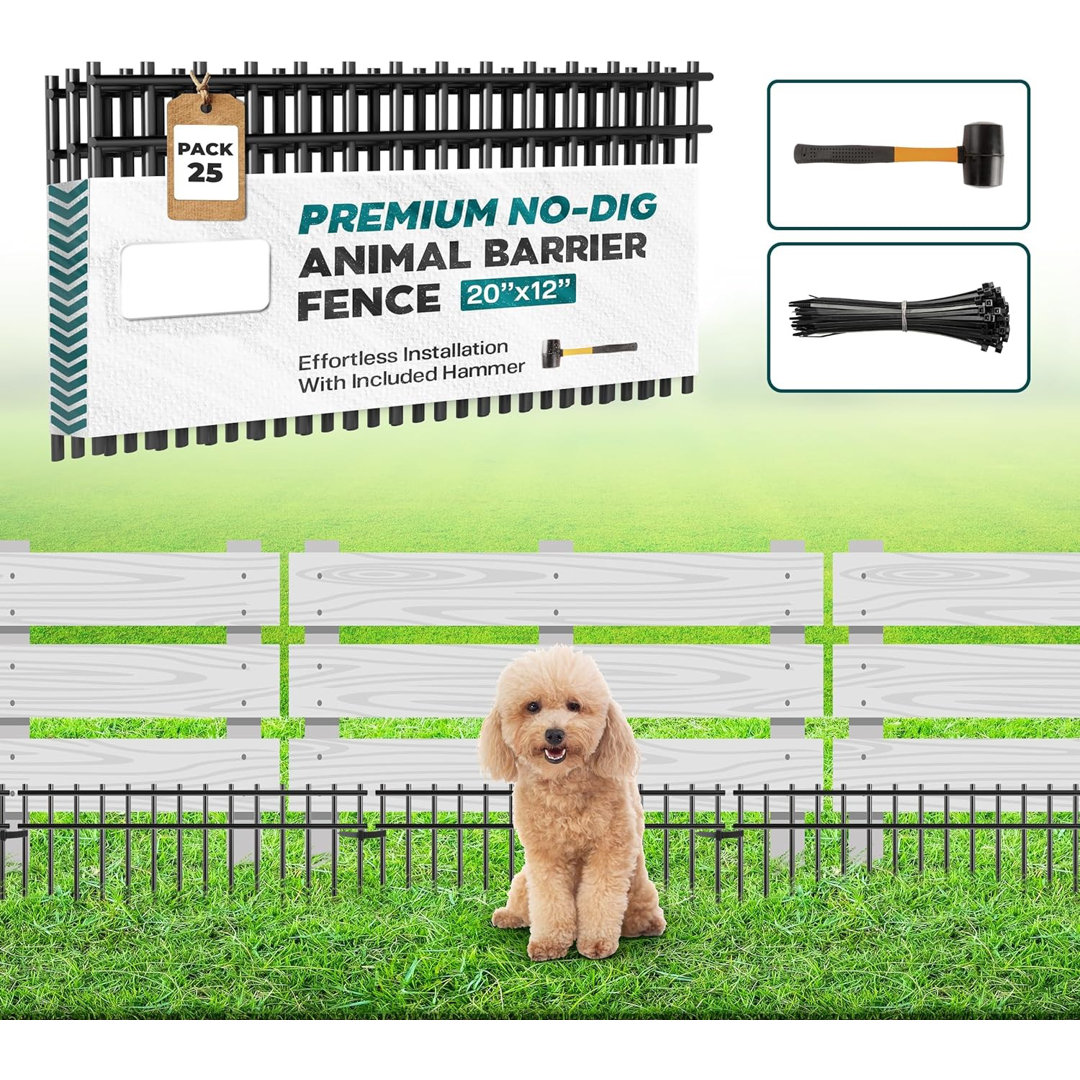Metal Animal Barrier Fence - 20x12 in – 25 pieces Bme