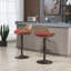 Ensemble de 2 tabourets de bar pivotants réglables à hauteur de comptoir avec repose-pieds pour la cuisine et la salle à manger-1547212907