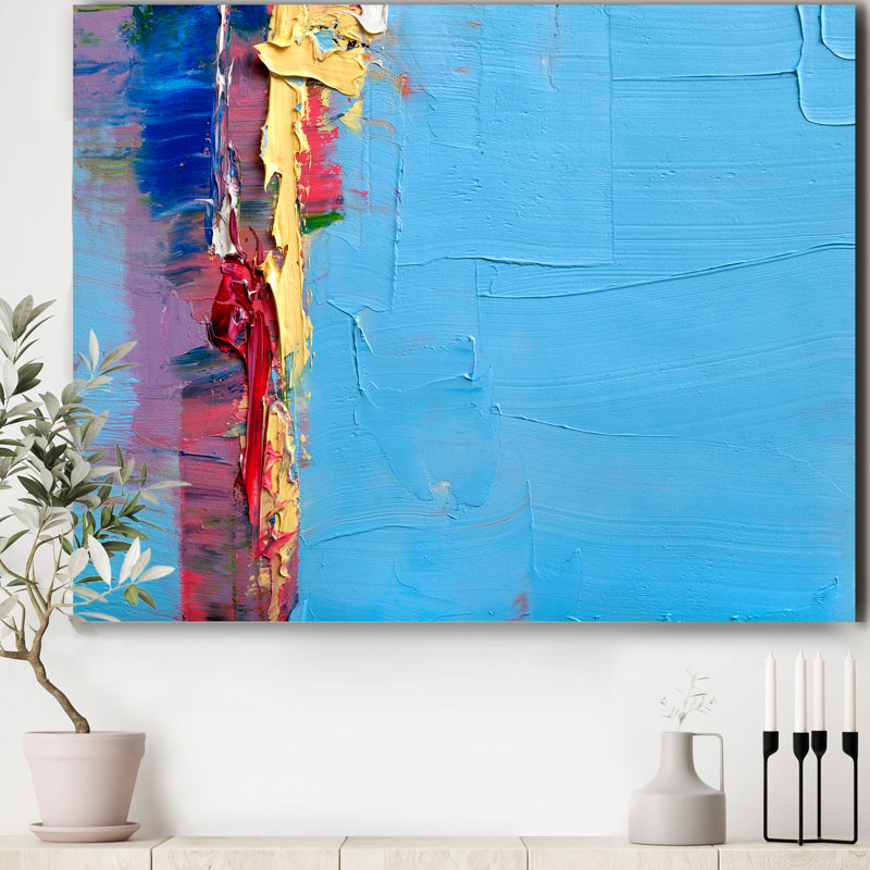 «Oil Brushed Colorfields III», impression sur toile tendue, H 36 po x l 46 po x P 1,5 po