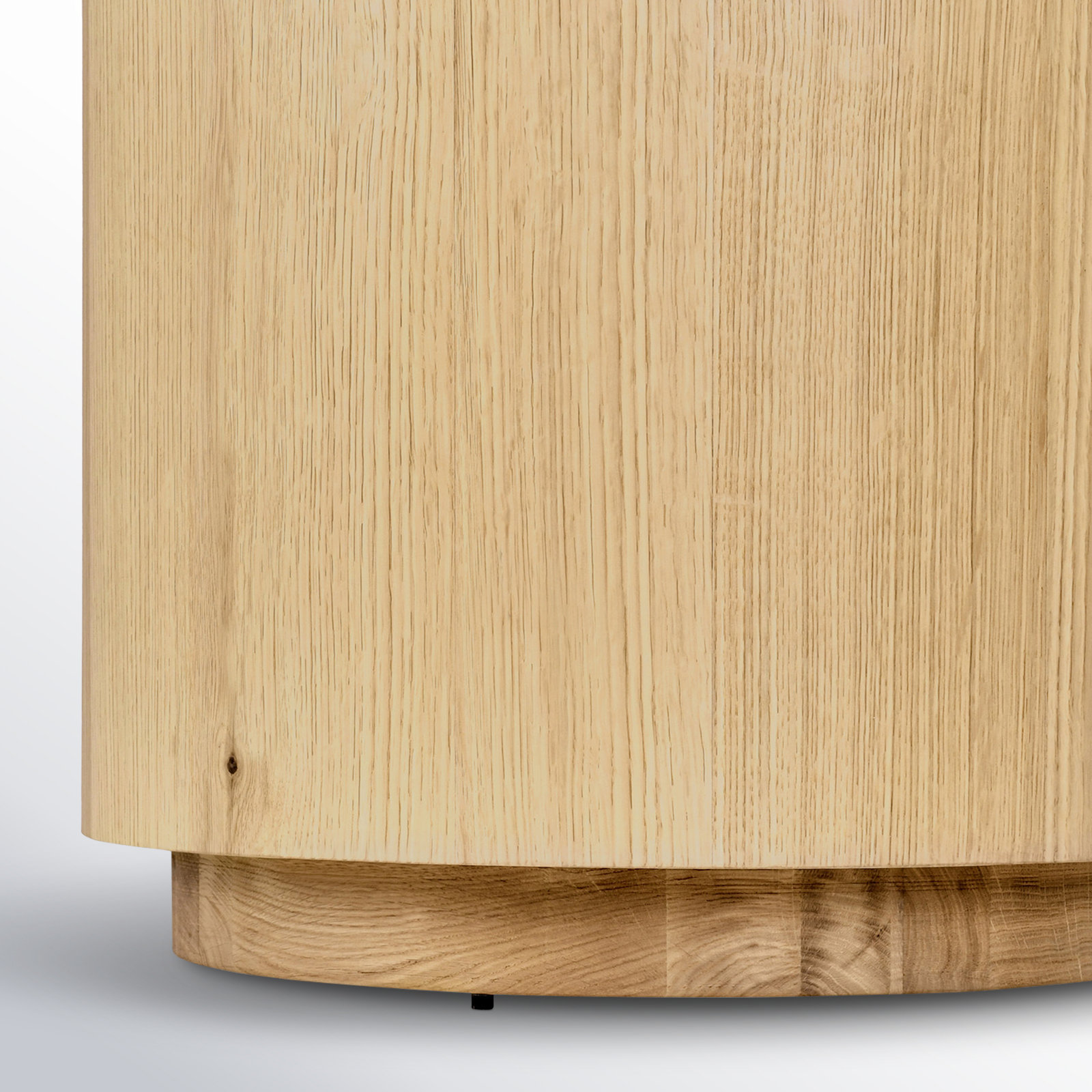 Taryn 20" Drum End Table, Natural