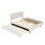 Lit plateforme tapissier avec lit gigogne et deux tiroirs-40346892