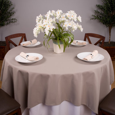 100% spun polyester square table linen 4 PK By Rifz Textiles