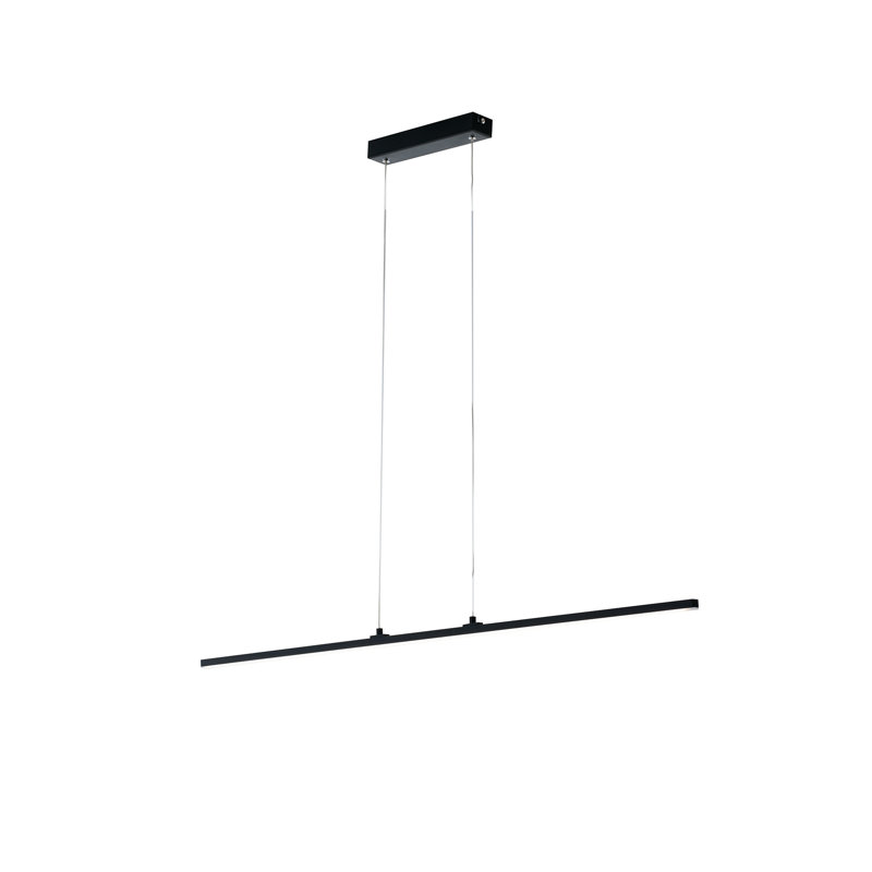 Cartersville 1 - Light LED Kitchen Island Pendant, Black