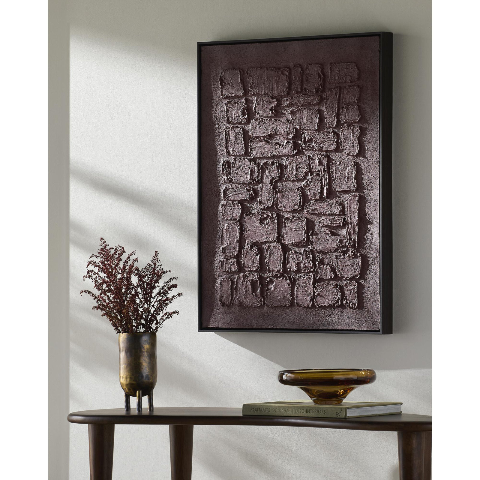 Ratcliff Framed Painting, Red