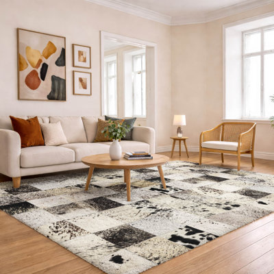 Tapis à poil long de qualité supérieure lavable à la machine ADS105