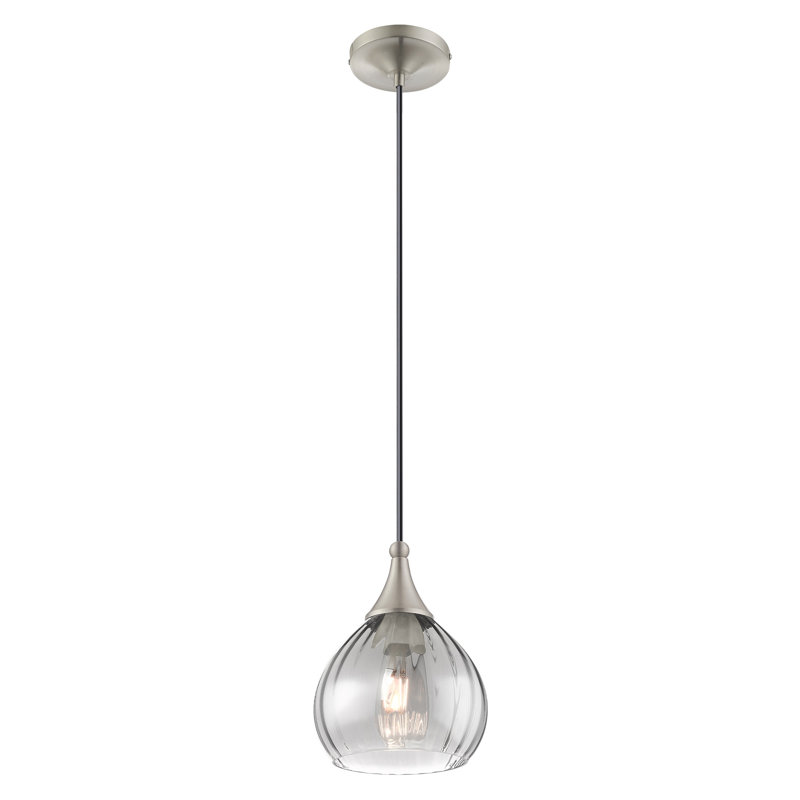Zariana 1 - Light Brushed Nickel Pendant