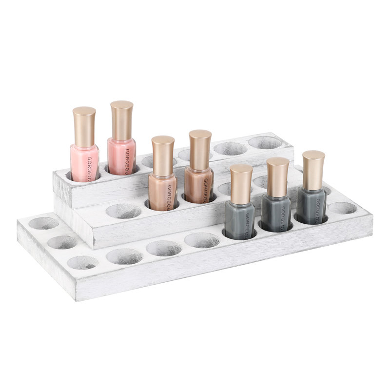 Loveya Wood 23 Compartment Makeup Organizer