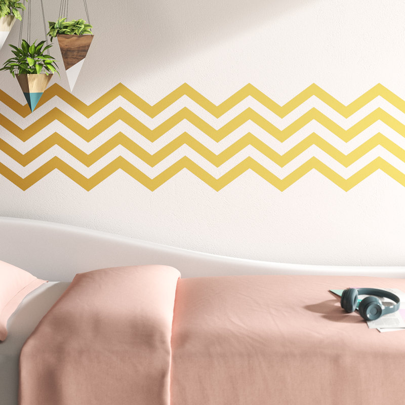 Abstract Non-Wall Damaging Accent, Gold