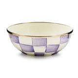 Violet Check Everyday Bowl