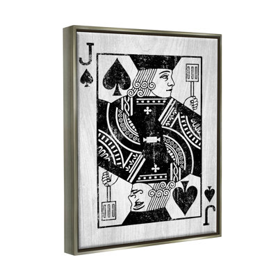 Carte de jeu de cartes Jack Spade, giclée par Lil 'Rue