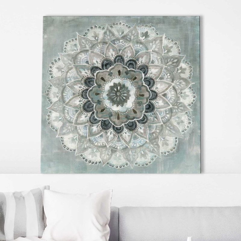 Sunburst neutre - peinture, L 28 po x H 28 po, Toile tendue