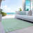 Washable Abstract Indoor / Outdoor Rug-270519446