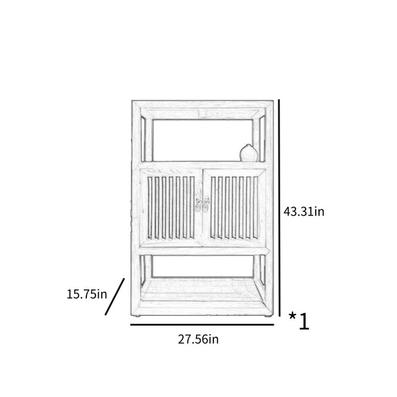 Paint-free Zen Accent Cabinet
