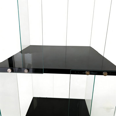 Vitrine rotative en verre trempé à quatre couches