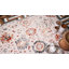 Tapis ivoire / brun clair Ikat-1321175239