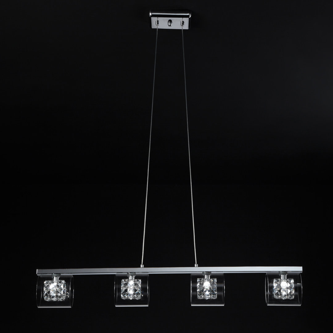 Roderick 4 - Light Chrome Kitchen Island Pendant
