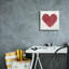 "Epic Graffiti" Rustic Valentine Heart 3 "par Kathleen Parr, art mural sur toile, 12 po x 12 po-106173221