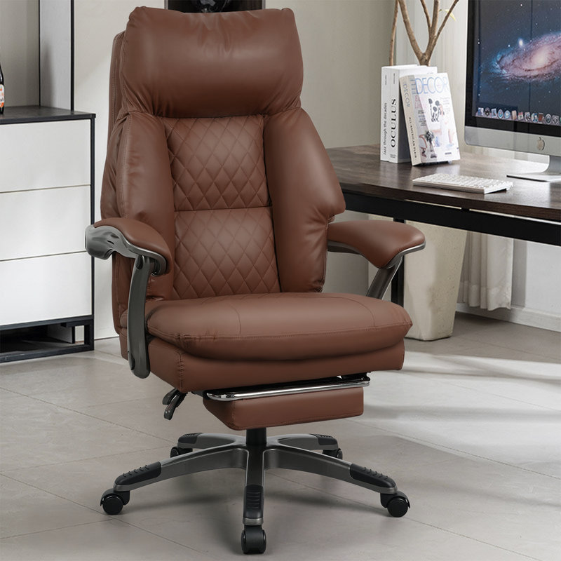  Fauteuil de bureau inclinable Lanoke Henry, Café