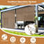LIFERUN 187cm W x 3cm D Polyester Cover Retractable Patio Awning-126597181-126597183