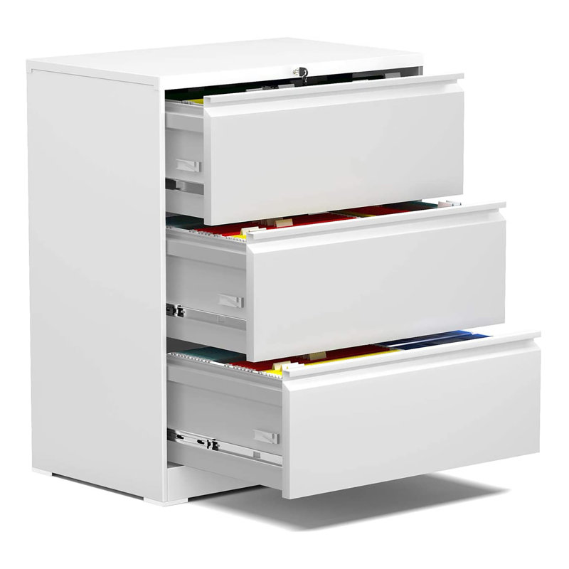 17.7'' Wide 3 -Drawer Steel File Cabinet