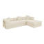 Canapé modulaire de 108 po avec méridienne en forme de L, canapé-lit désossé à assise profonde, canapés à compression en éponge sans assemblage, canapé-lit pliant moderne avec dossier amovible-1657819972