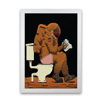Mars On Loo - Print