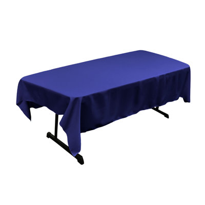 Fisher Rectangular Stain-Resistant Polyester Tablecloth