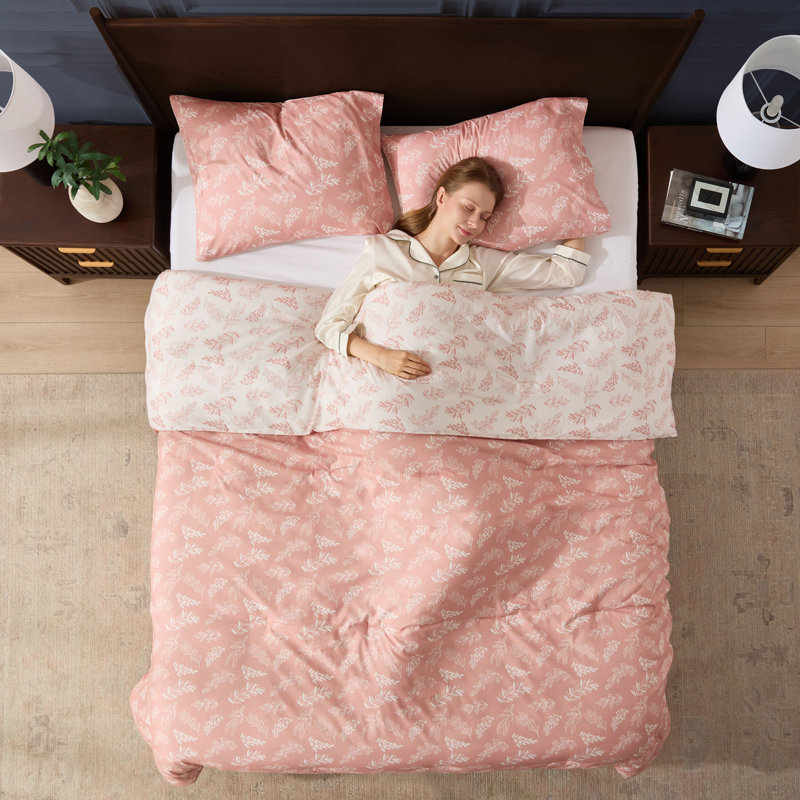 Ensemble d'édredon réversible en microfibre douce, ensemble de literie toutes saisons 3 pièces
