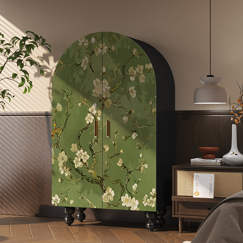 Armoire de chambre à coucher à deux portes Retro Home Art