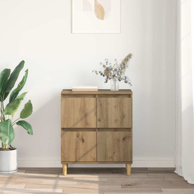  Sideboard Old Wood 60 X 35 X 70 Cm Engineered Wood