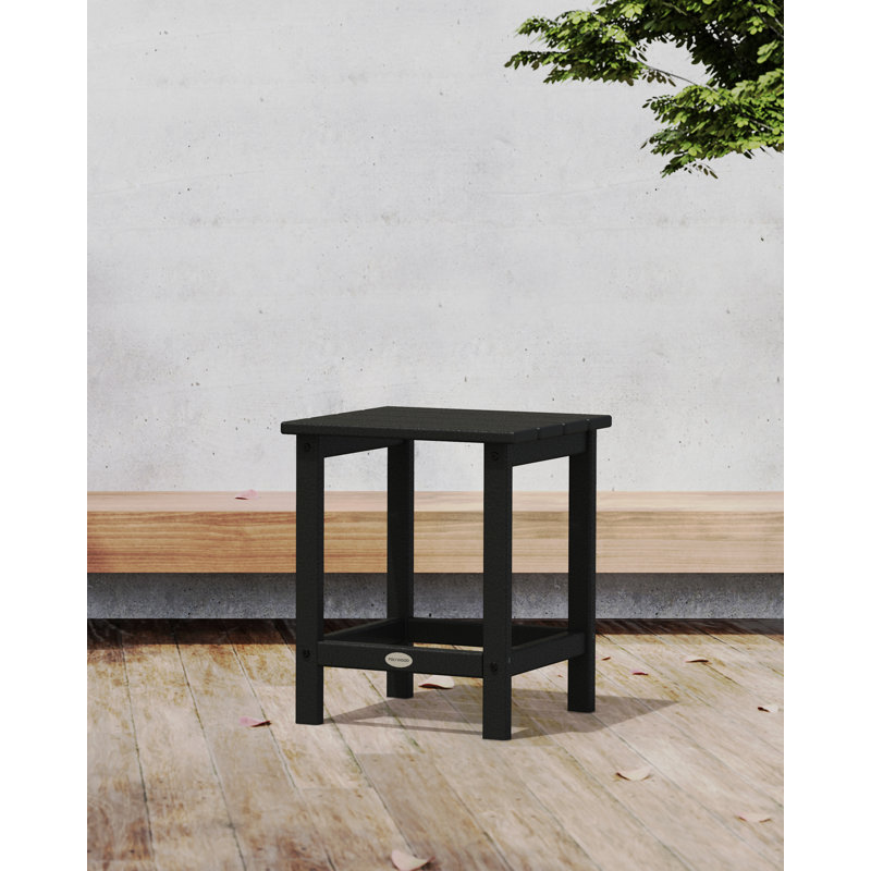 Table de bout de comptoir POLYWOOD 26 "South Beach, Noir