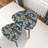 Triangle Nesting Coffee Table Set of 2 Japanese style seamless color carps peonies waves Ideal for End Table Modern Minimalist Side Table Set for Living Room Bedroom