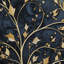 Golden Branch Tree Luminous Tangle I - Rideau obscurcissant à motif floral arbre - 1 panneau-107830737