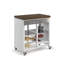 Nenita 71cm W Kitchen Island and with Locking Wheels
