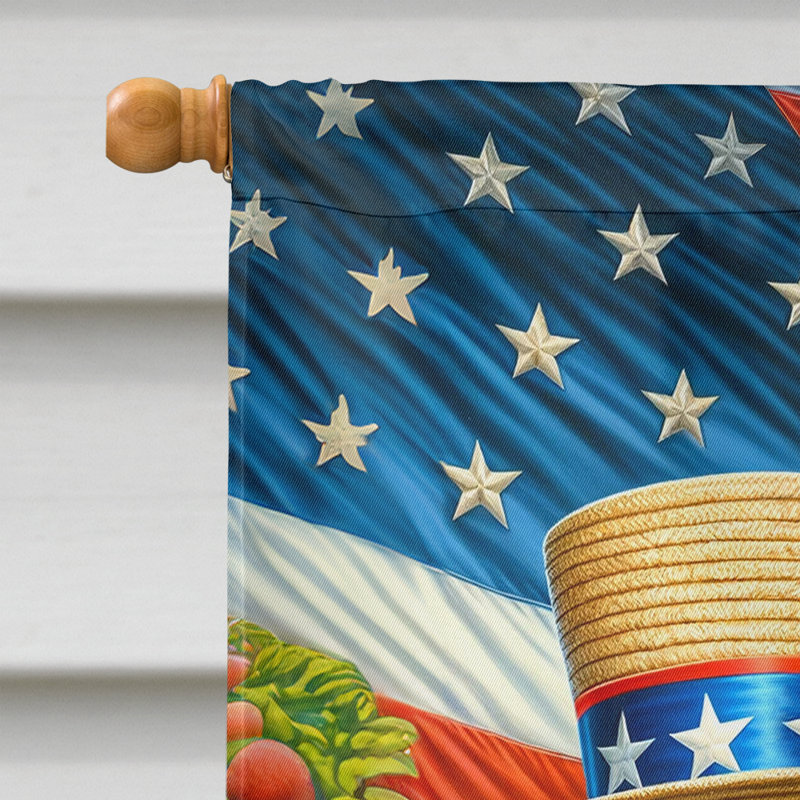 Drapeau «All American House», Jaune chinois à crête