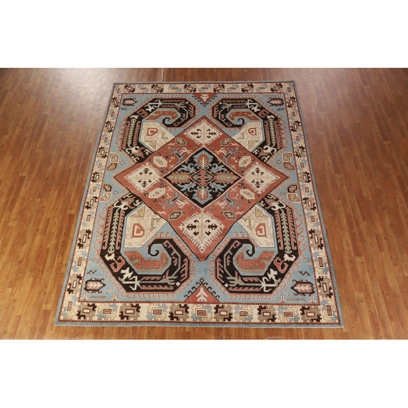 Medallion Kazak Oriental Area Rug