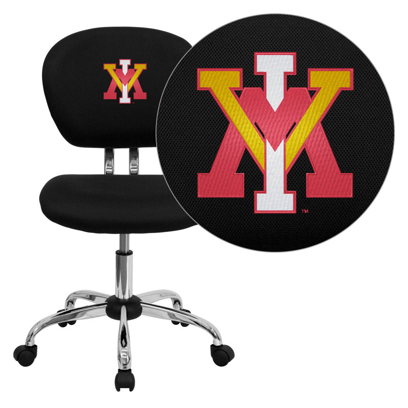 Embroidered Mid-Back Task Chair - Thumbnail 3