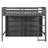 62.2''H Wooden Loft Bed with Storage Shelves,Space Saving Design Bed with Built-in Ladder-94422987-94422988