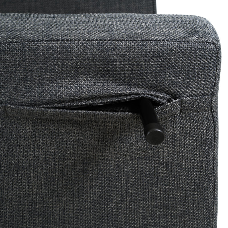 Méridienne pliable Modern, Gris