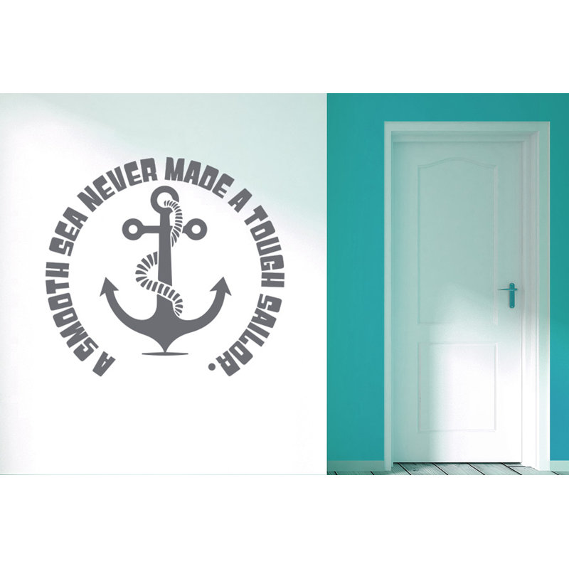 Nautical & Beach Wall Decal, Grey