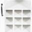 Armoire à vin polyvalente à porte coulissante avec rangement abondant pour la maison