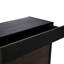 Armoire de rangement extensible 32,5 po à 58,8 po de large et rotative à 90 degrés pour 2 chambres à coucher, salle de bain, noyer noir avec tiroir, buffet de salle de bain, couloir