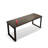 Black rectangular solid wood desk-1452694769