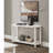 Castleton White Wood Entryway Sofa Console Table