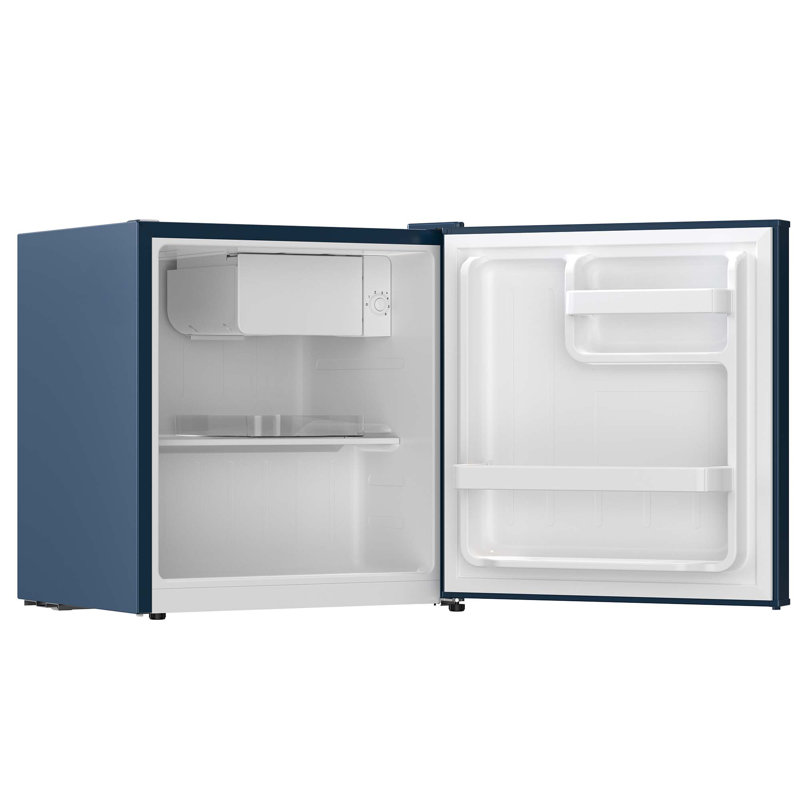 Frigidaire Pi. Réfrigérateur compact rétro avec ouvre-bouteille latéral intégré, Azur