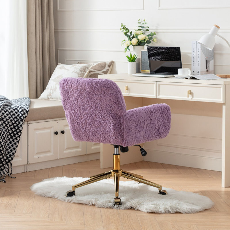 Chaise de bureau Angelyssa, Violet