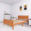 Lit plateforme double en bois avec tête de lit et lattes de bois-1144647420-1147976057