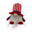 Gnome patriotique 4,75 "illuminé le 4 juillet