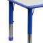 Ensemble de table d'activité et de chaises en plastique pour enfants de sept articles Goddard-12161689
